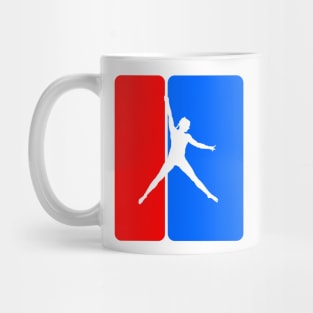 Pole Fitness Red White and Blue Mug